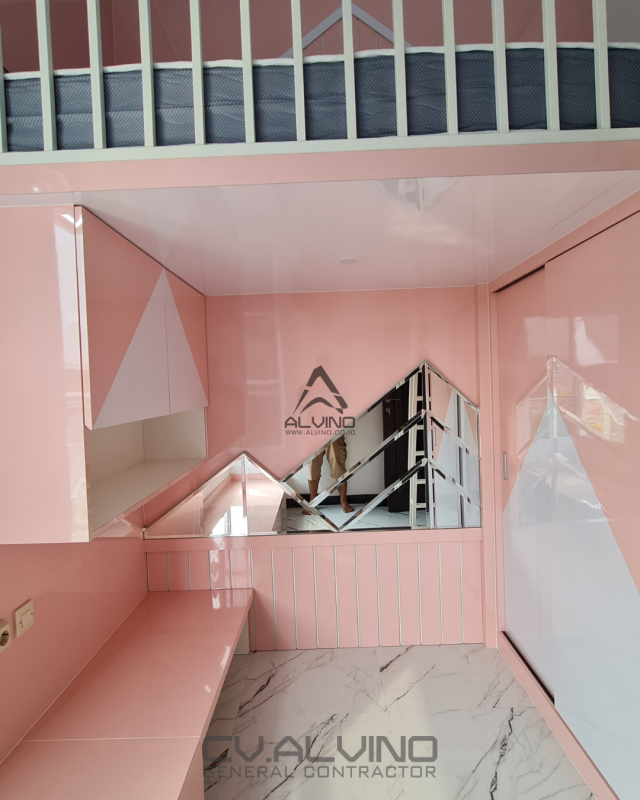 Desain kamar anak 2 susun modern di Cikarang oleh CV Alvino