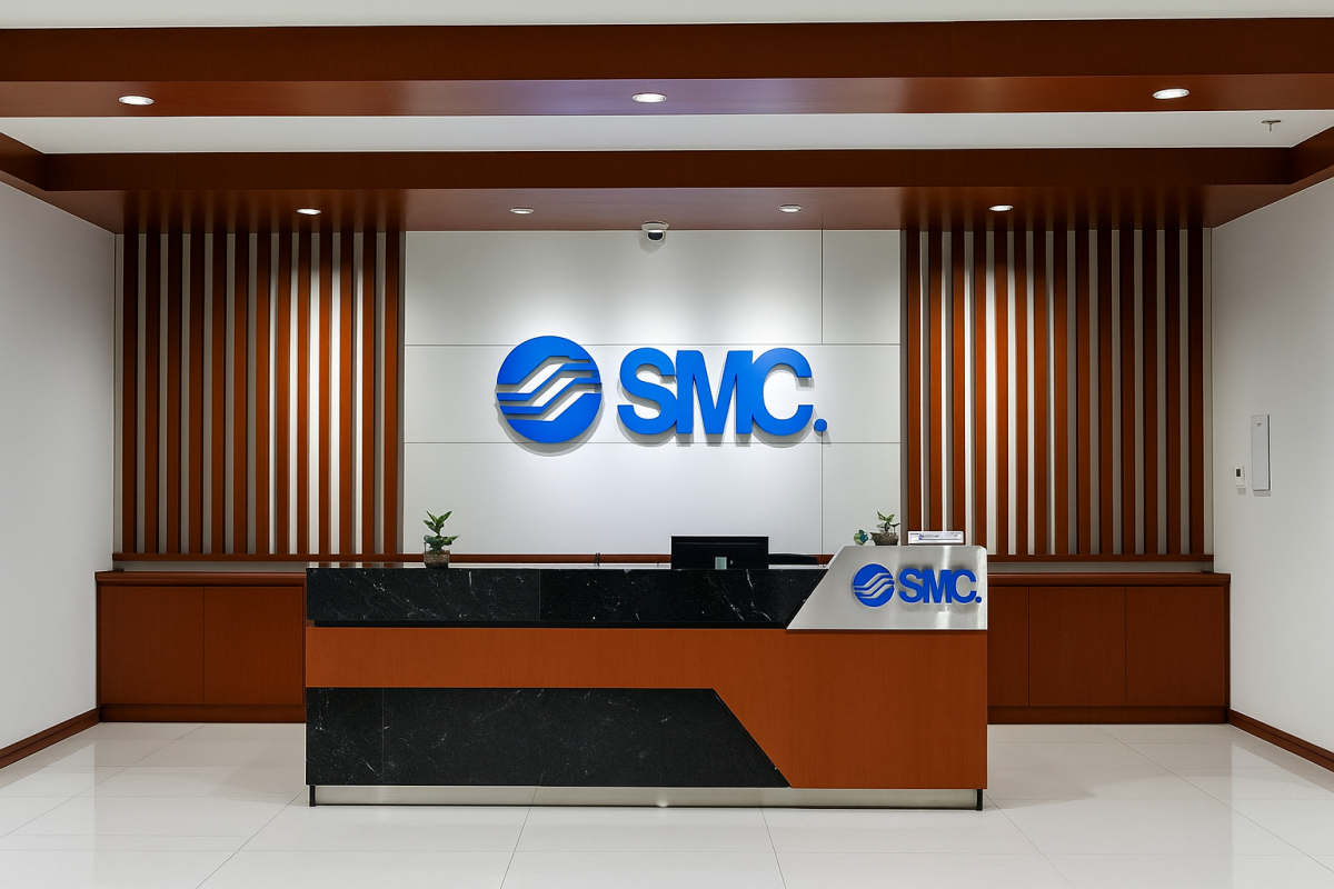 Interior Resepsionis lobby kantor