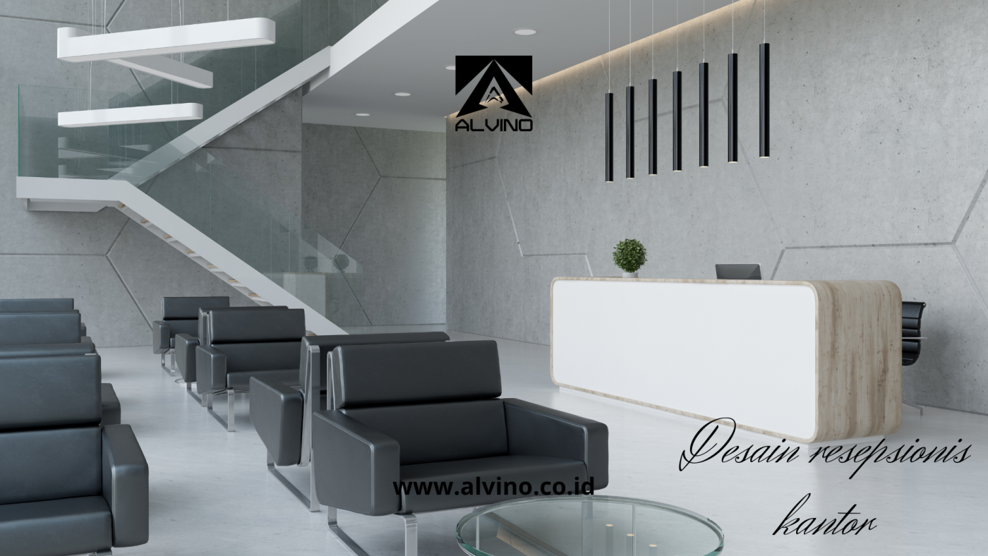 Desain Resepsionis Kantor Berkarakter