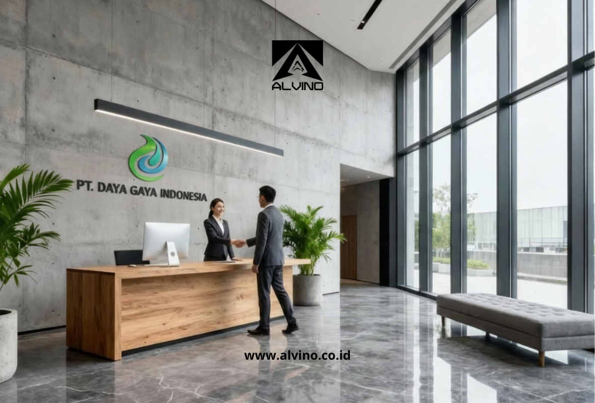 Desain lobby kantor